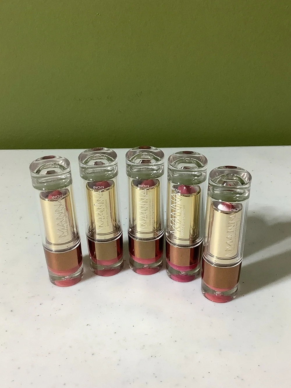 Manna Kadar 5-piece lipstick set